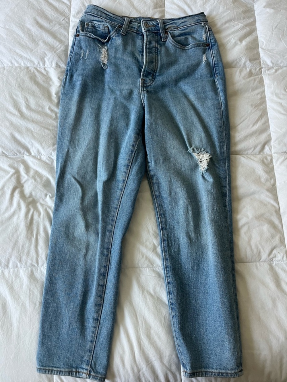 Old Navy Light Blue Straight Leg Jeans